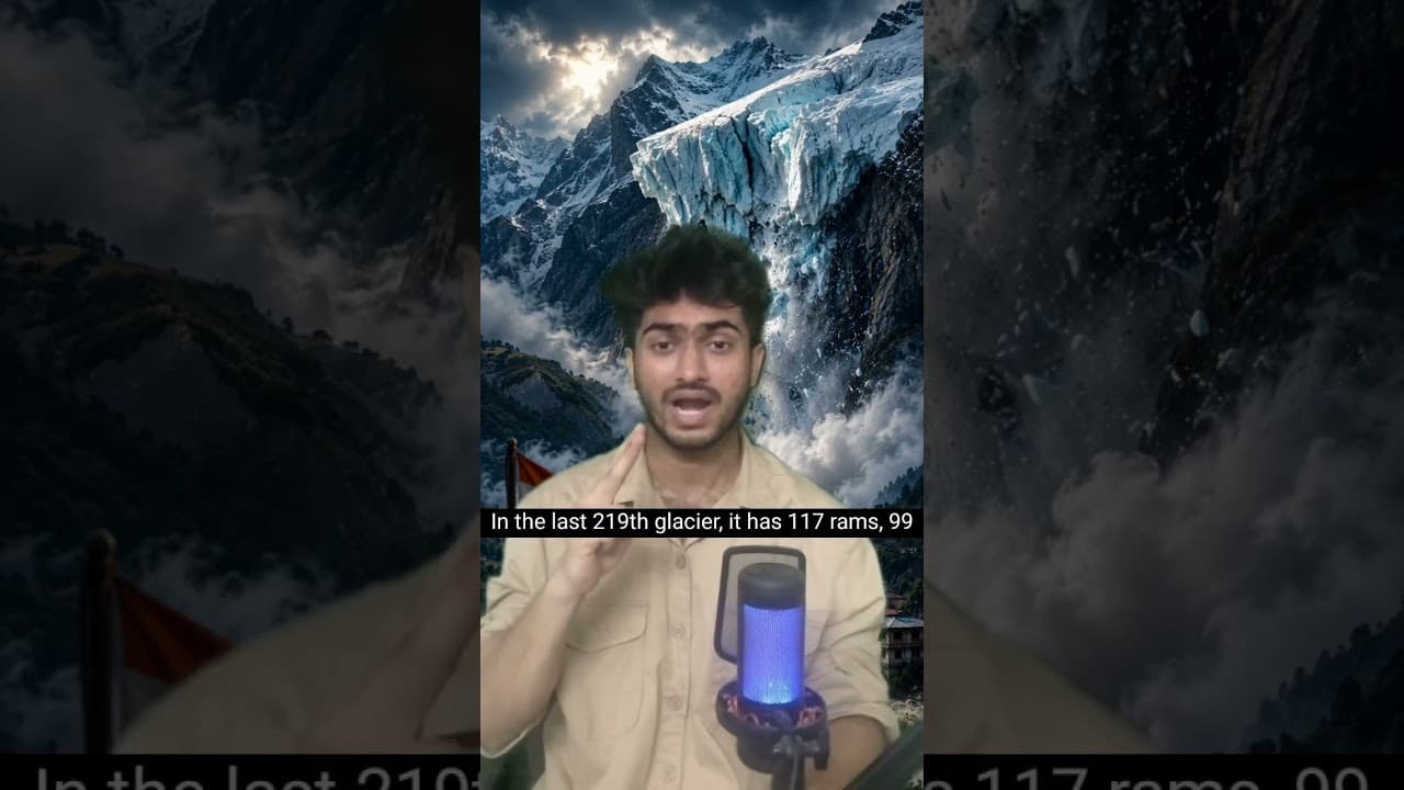 Why the Himalayas Are Collapsing Right Now ⚠️ #GlacierCollapse #Nature #India